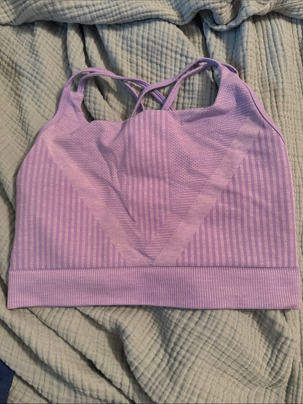 Smartwool Lavender Seamless Strappy Sports Bra